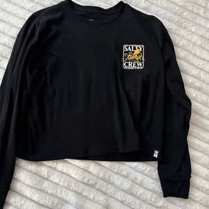 Salty Crew Black Long Sleeve Shirt
